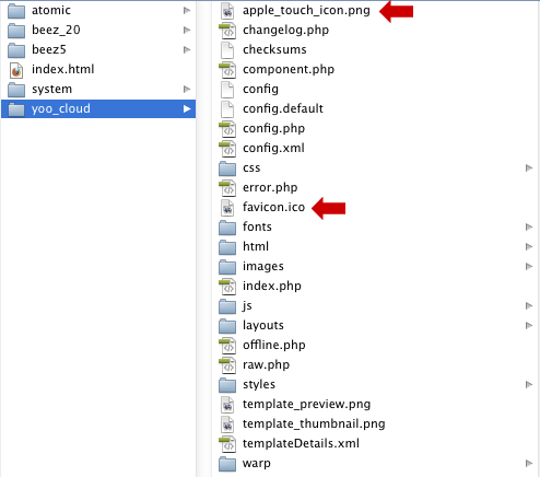 faviconの差し替え
